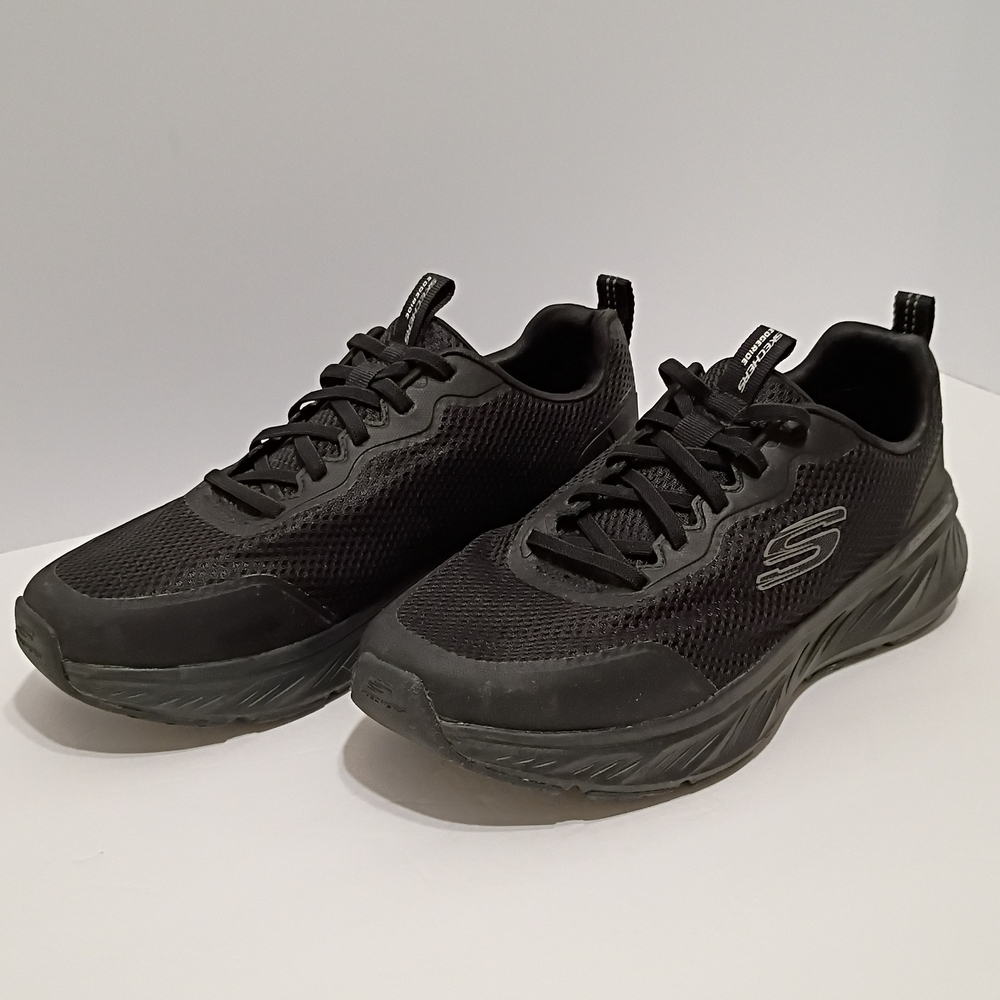 Skechers Men's Relaxed Fit Black Edgeride - Rekze Sneaker - Picture 2 of 10